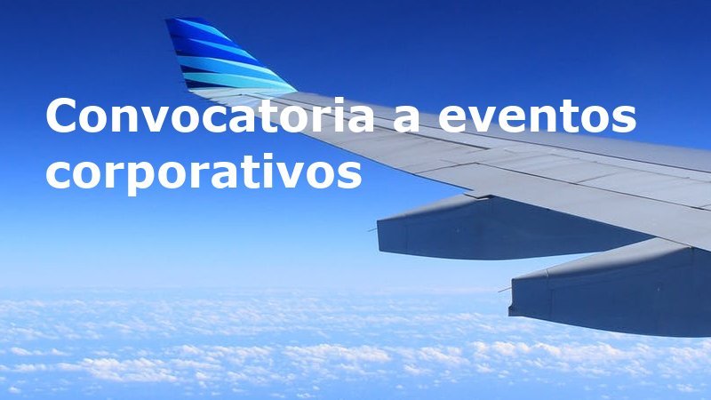 convocatoria eventos corporativos b2b